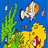 Fishes And Sea ​​Sponges Coloring