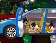 play Cleaning Escape Car