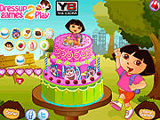 play Dora Birthday- Cake Decor