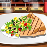 play Swordfish With Vegetables
