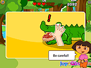 play Dora Care Baby Crocodile