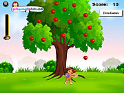 play Dora Apples Catching