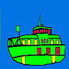 play Little Steamer Coloring