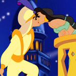 play Princess Jasmine Kissing Prince