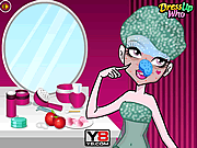 play Draculaura Bloody Makeover