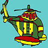 Big Military Helicopter Coloring