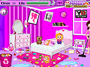 play Barbie Room Cleanup