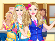 play Barbie School Girl Dress Up