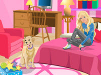 play Barbie Bed Room Decor