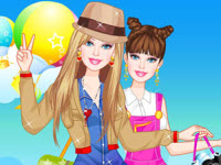 play Barbie-Camping-Dress-Up