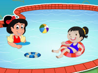 Childrens Swimming Pool Decor