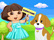 play Dora Puppy Care