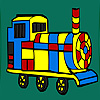 Country Fast Locomotive Coloring
