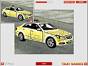 play Mercedes Taxi Puzzle