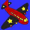 play Black Wings Airplane Coloring