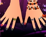 play Halloween Nail Art Design