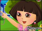 play Dora In Flower Garden Dress Up