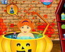 Halloween Baby Bathing