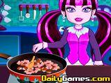 play Monster High Cooking Halloween Pizza