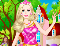 play Barbie Princess Charm School Dress Up