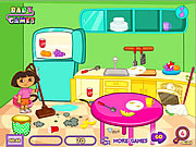 play Dora Room Clean