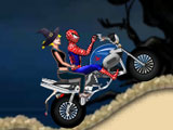 play Spiderman Halloween Racing