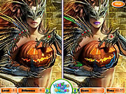 play Spot The Difference Pumpkin Girl