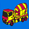 play Heavy Construction Truck Coloring