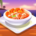 play Tomato Seafood Soup