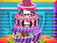play Monster High Wedding Cake