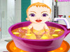 play Cute Baby Girl Bath