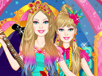 Barbie Popstar Princess Dressup