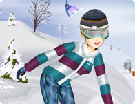 play Slender Snowboard