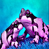 play Purple Water Frogs Slide Puzzle