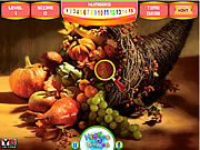 play Hidden Numbers-Thanksgiving Cornucopia