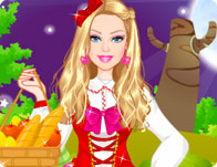 play Barbie Red Riding Hood Dress Up