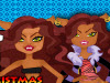 play Clawdeen Christmas Makeover