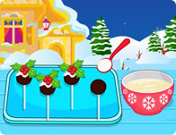 play Christmas Pudding Cake Pops