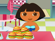 play Dora Love Hamburger