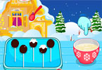 play Christmas Pudding Cake Pops