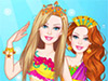 Barbie Mermaid Princess Dress Up