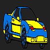 play Dream Blue Car Coloring