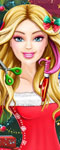 play Barbie Christmas Real Haircuts