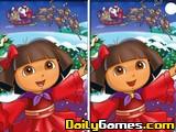play Christmas Dora The Explorer Spot 6 Diff