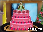 play Barbie Christmas Cake