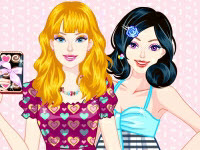 play Barbie And Ellie Chocolate Fans