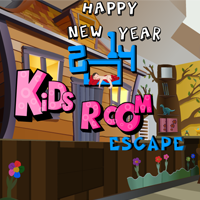 Happy New Year 2014 Kids Room Escape