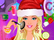 play Charming Barbie Christmas Makeover