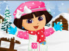 play Dora Winter Fashion Dressup