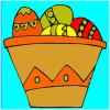 play Easter Basket Coloring